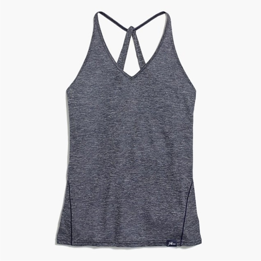 NWT New Balance x J. Crew Free Flow Tank Top Navy XS